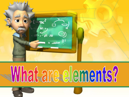 Introductory lesson to elements and compounds