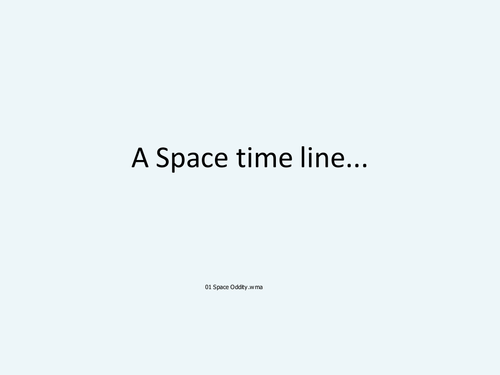 A space time line