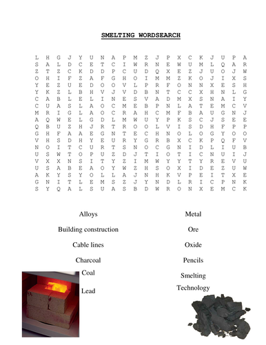 smelting-of-lead-ore-oxide-word-search-teaching-resources