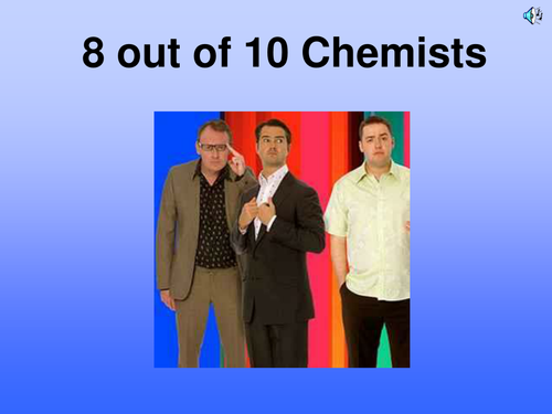 8 Out 10 Cats Chemistry Quiz