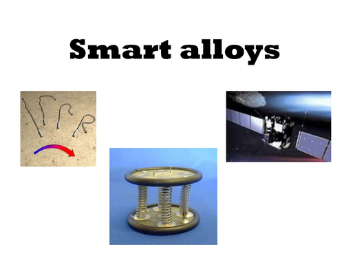 Smart alloys PowerPoint