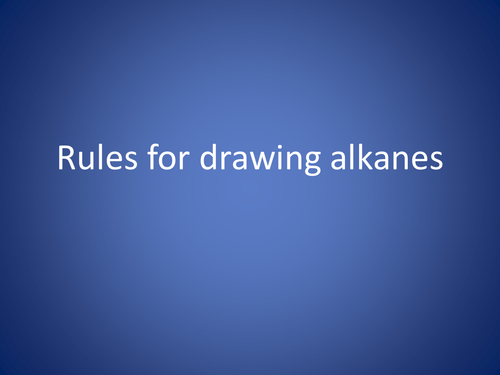 What Are The Rules For Naming Simple Alkanes