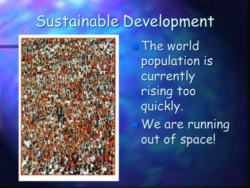 presentation slide on sustainable development