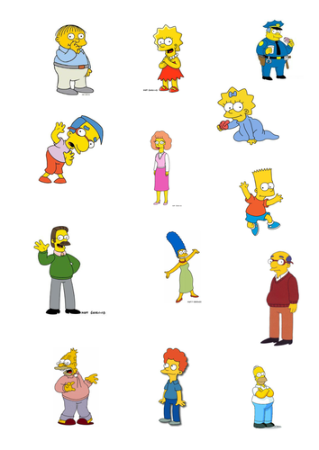 Variation Starter The Simpsons | Teaching Resources