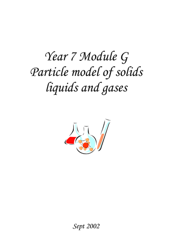 Particle Model Scheme of Work