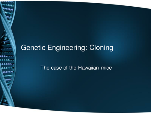 Genetic engineering PowerPoint