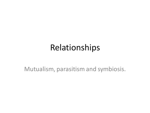 Picture PowerPoint on Relationships