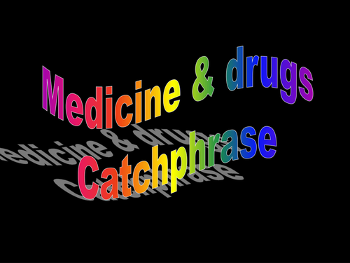 Biology: medicine & drugs catchphrase