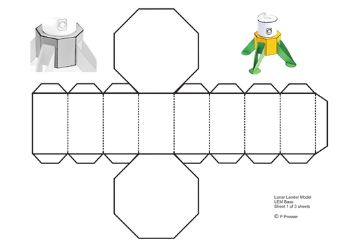 Assemble your own lunar Lander