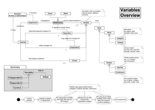 Variables Concept Map