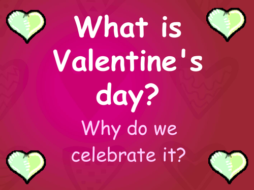 The story of Valentine PowerPoint