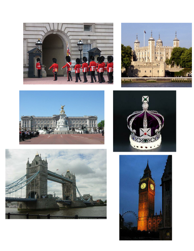 Famous Places in London with Tourist Booklet