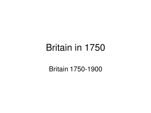 Britain in 1750