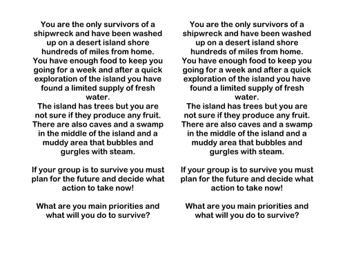 Island creative writing description image