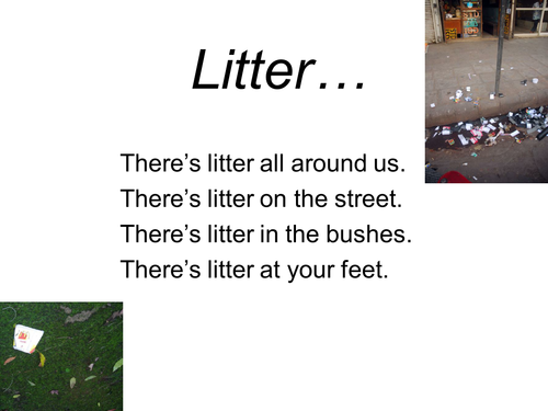 Poem - Litter
