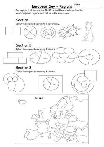 Color the Map of Europe