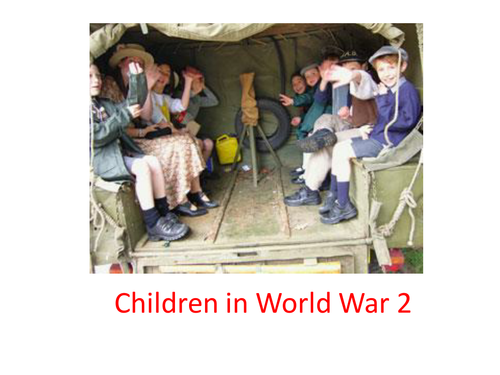 Children in World War 2 | Teaching Resources