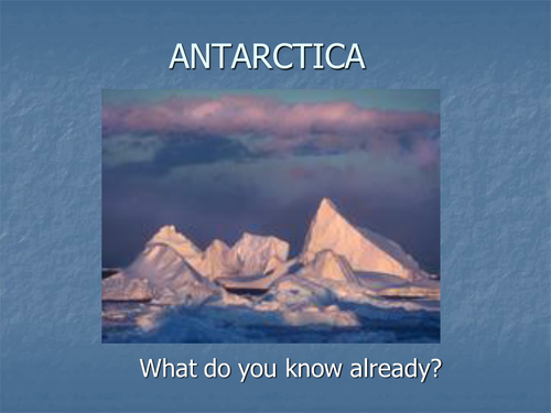Antarctica PowerPoint quiz