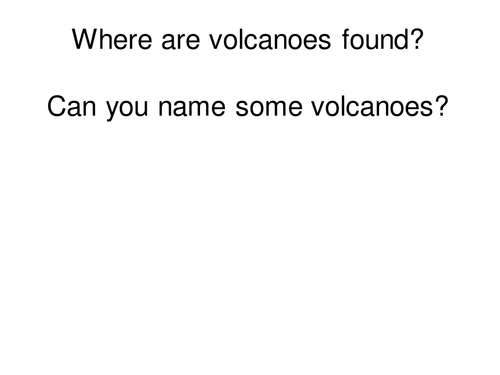 Volcano presentation