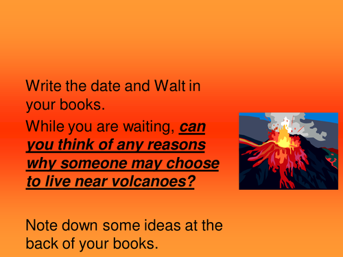 Why live near a volcano?