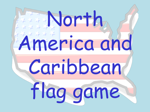 North America and Caribbean flags game