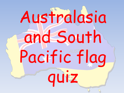 Australasian flags game