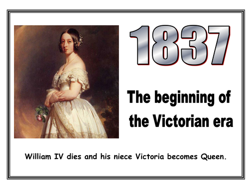 Victorian Timeline display
