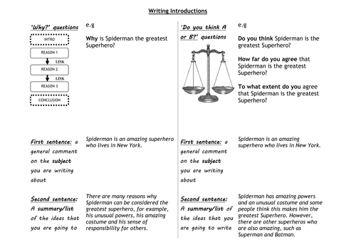 Introduction and Conclusion Writing Guidelines