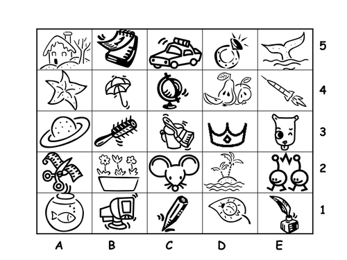 Grid Reference Game Ks2