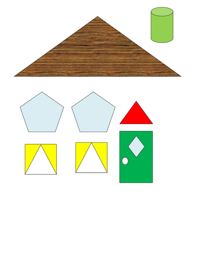 Using shapes to make a house | Teaching Resources