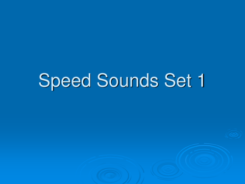 Phonic Sounds- Read Write Inc   Set 1