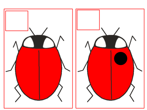 Counting dots - ladybugs