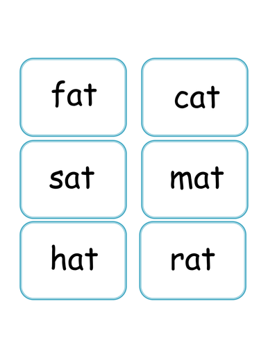 Words ending in 'at' | Teaching Resources