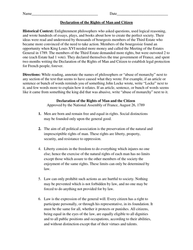 declaration-of-the-rights-of-man-worksheet-teaching-resources