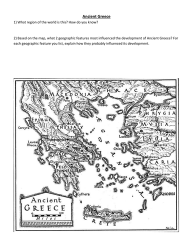 Maps of Greece by vicky78 - Teaching Resources - TES