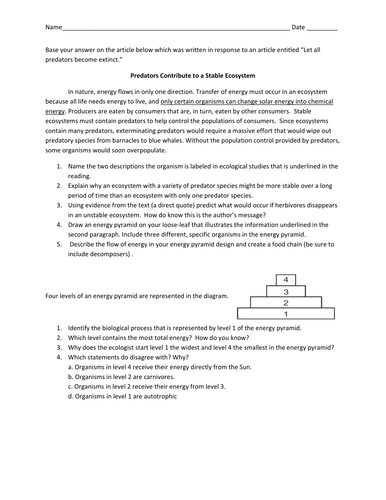 Plotting a predator-prey graph by - UK Teaching Resources - TES