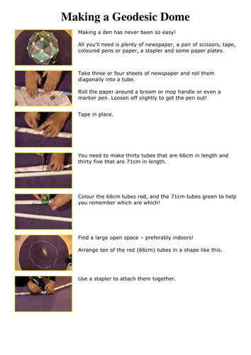 Team Building Task - Building a Geodesic Dome