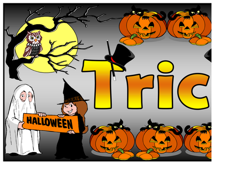 Trick Or Treat Themed Banner