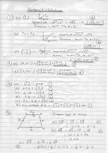 Introductory Vectors