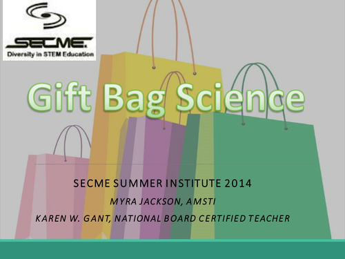 Gift Bag Science | Teaching Resources
