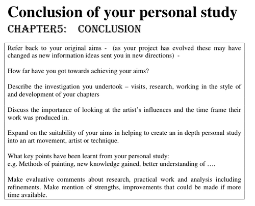 conclusion personal statement teaching