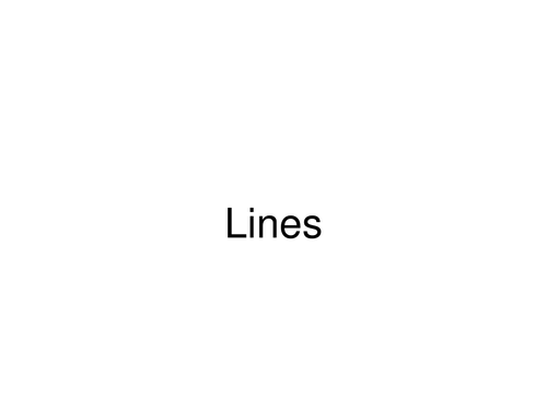 lines-teaching-resources