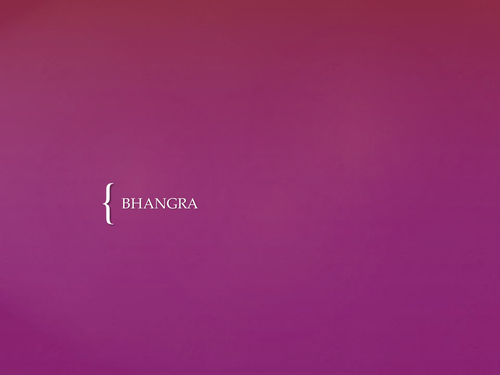 Dance Music - Bhangra