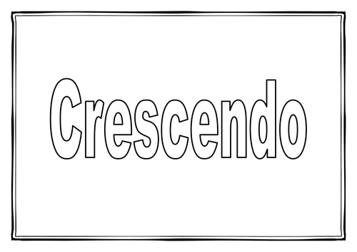 6th grade to 8th grade and 9th grade to 12th grade Words Walls (Musical Vocab)