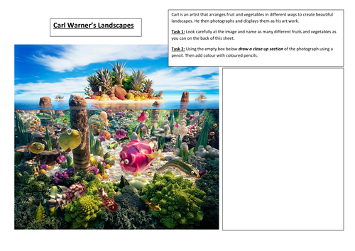 Fruit and Vegetable Cover lesson