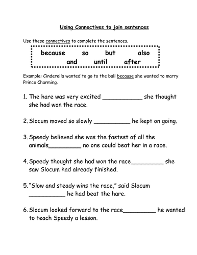 Connectives | Teaching Resources
