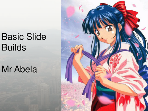 PowerPoint Slide Builds