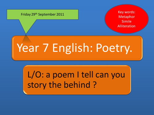 Metaphor whole  poem metaphor