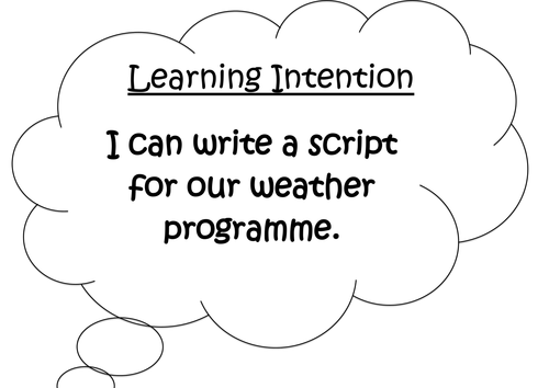Write a weather report by swite teaching resources tes