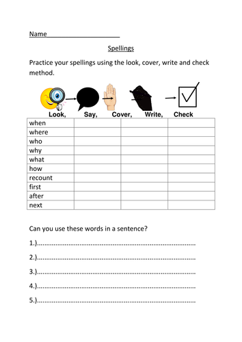 Spelling | Teaching Resources